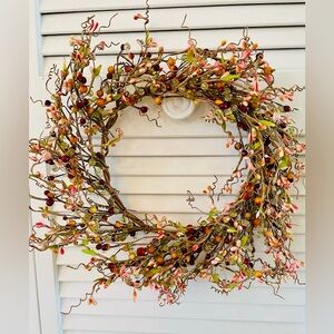 Festive Crystal Berry Wreath